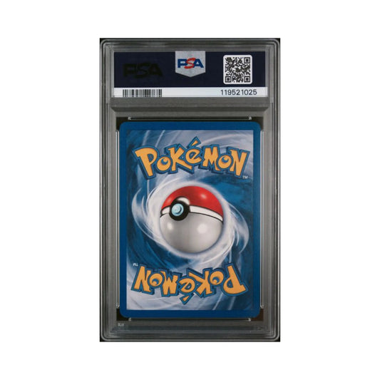 2000 Pokémon Game Dragonair #22 Base Set 2 – PSA 8 graded Pokémon Kartenrückseite im PSA-Case