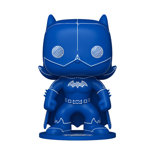 Funko POP Batgirl Figur im blauen Blueprint-Design – Vorderansicht