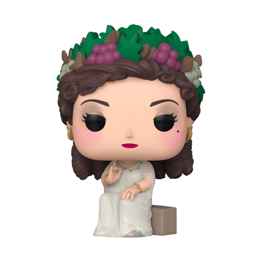 Funko POP The Fat Lady #189 – Vinylfigur sitzend mit Blumenkranz und weißem Kleid, Vorderansicht