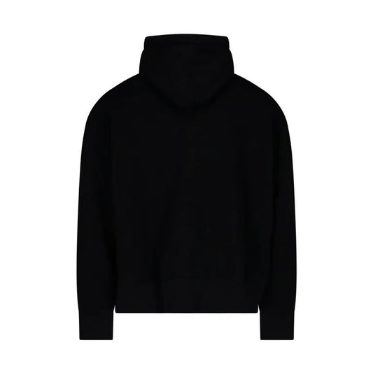 Palm Angels Kill the Bear Hoodie Black SS23 Rückansicht – schwarzer Designer-Hoodie aus Baumwolle mit Kapuze, Rückseite