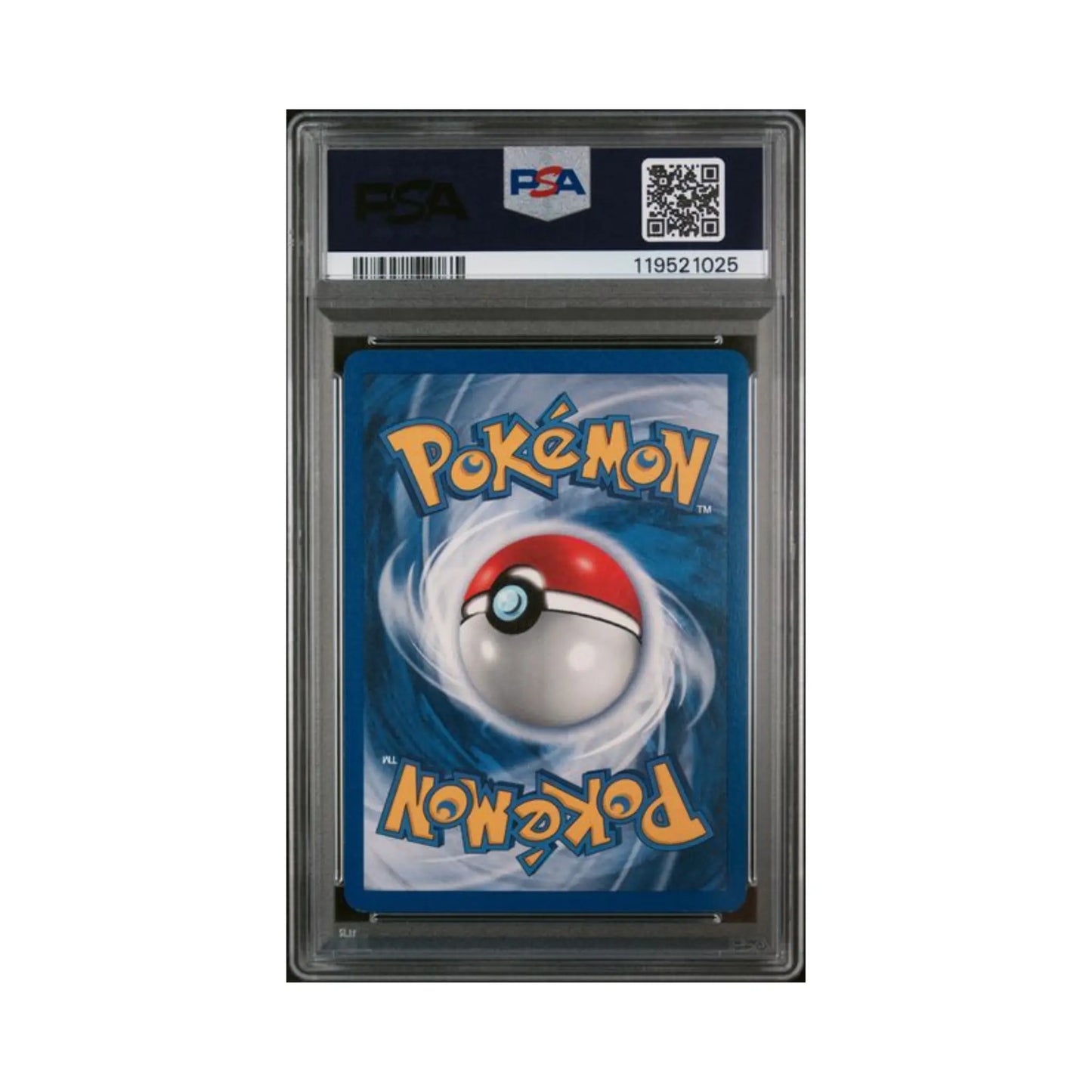2000 Pokémon Game Dragonair #22 Base Set 2 – PSA 8 graded Pokémon Kartenrückseite im PSA-Case