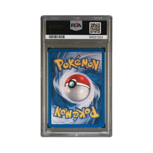 Rückseite der PSA 10 Pokémon Karte Zubat 1st Edition Fossil Deutsch – Original Pokémon TCG Rückseite im PSA Case, perfekte Erhaltung