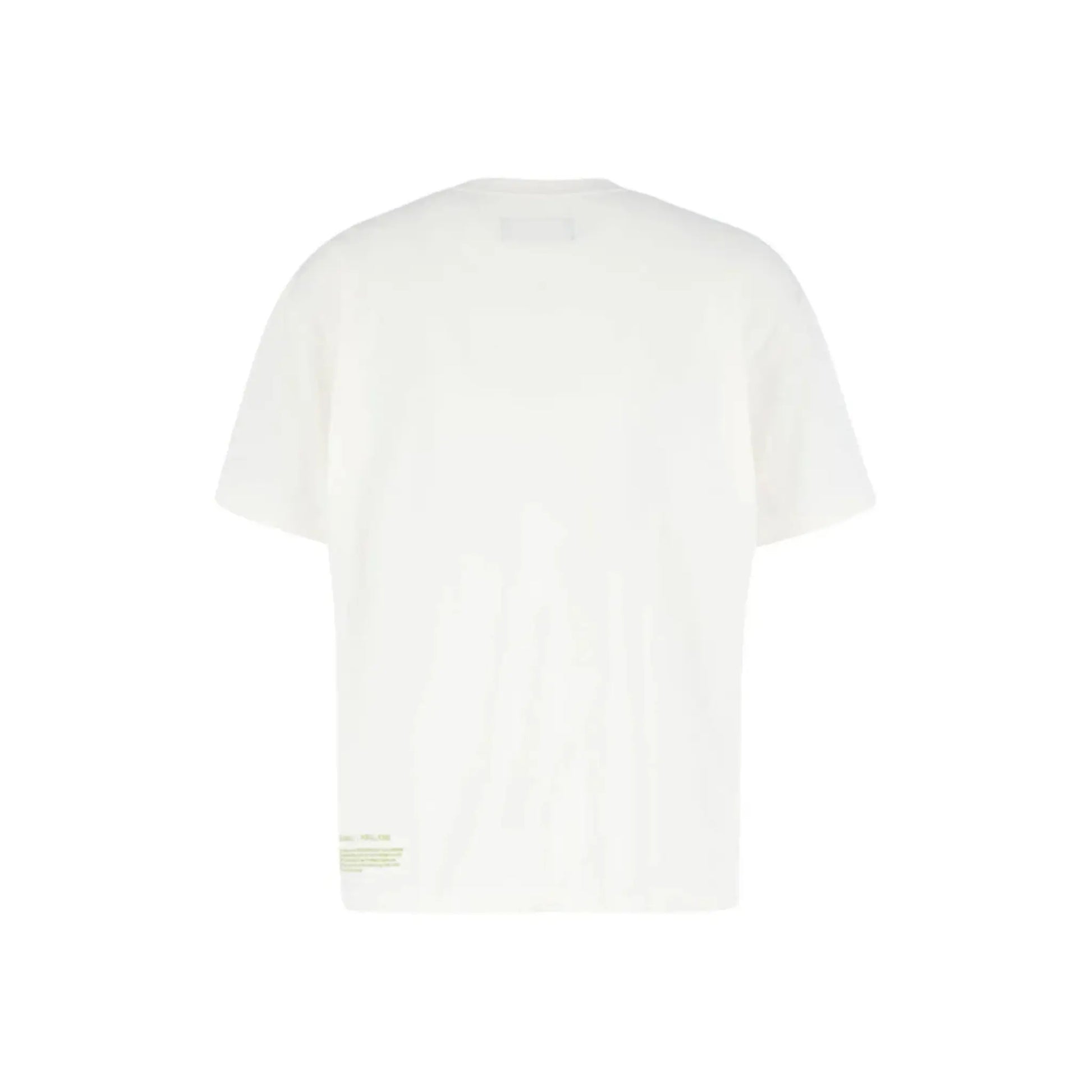 A-COLD-WALL* Bisporus T-Shirt White Rückansicht – weißes Designer-Shirt mit minimalistischem Logo auf der Rückseite