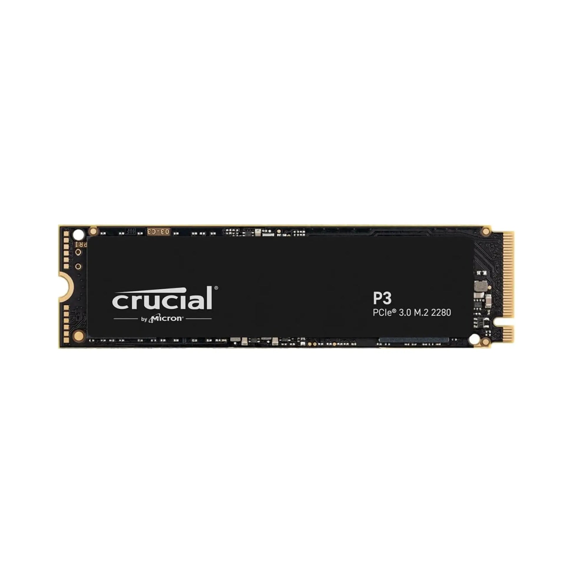 Crucial P3 500GB NVMe M.2 SSD PCIe 3.0 interne Solid State Drive