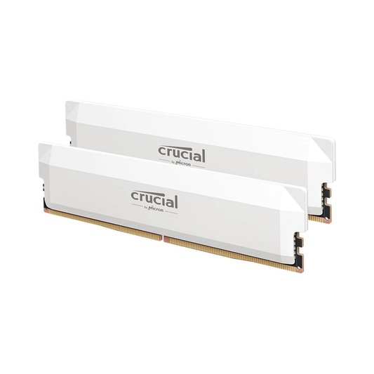 Crucial Pro DDR5 32GB 6000MHz CL36 White RAM Kit 2x16GB