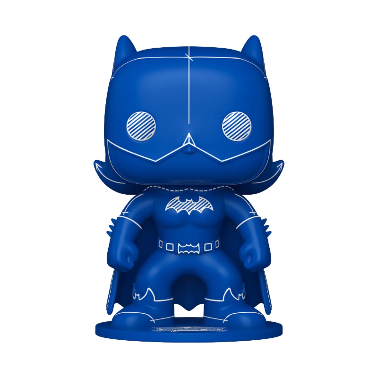 Funko POP Batgirl Figur im blauen Blueprint-Design – Vorderansicht