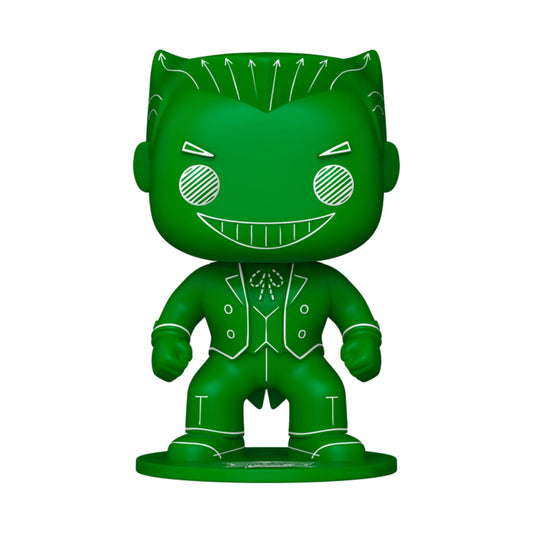 Funko POP The Joker Figur im grünen Blueprint-Design – Vorderansicht