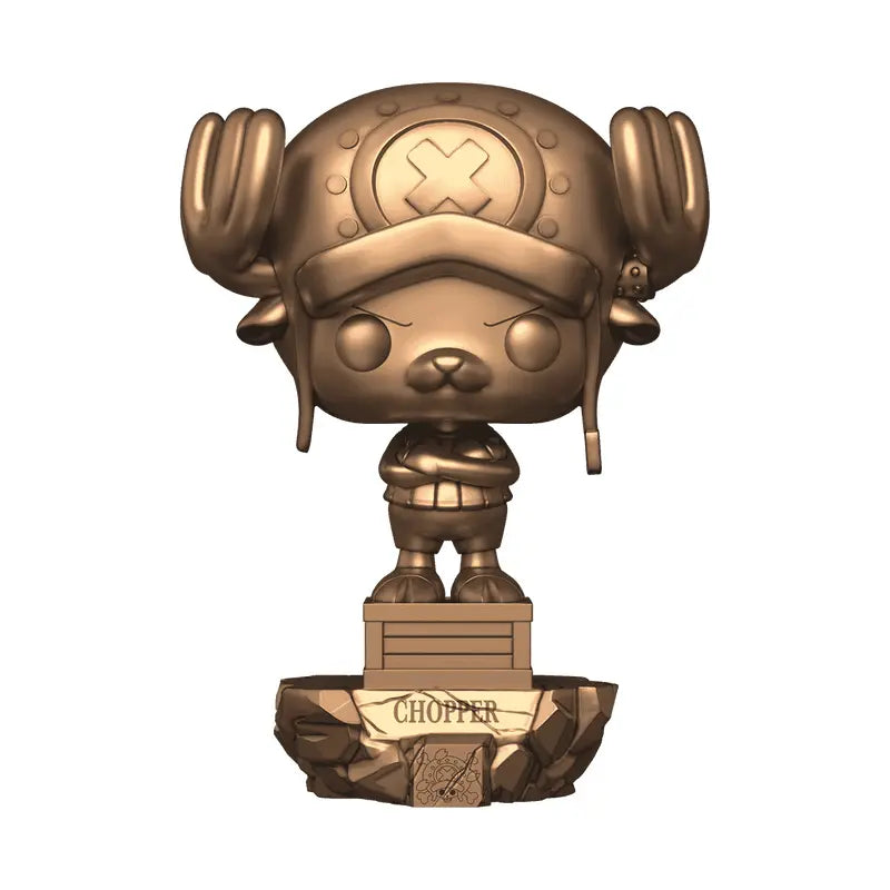 Funko Pop! One Piece Chopper Statue Bronze Edition – exklusive Sammlerfigur aus der 2018 Plus Serie, detailreich gestaltet in edler Bronzeoptik.