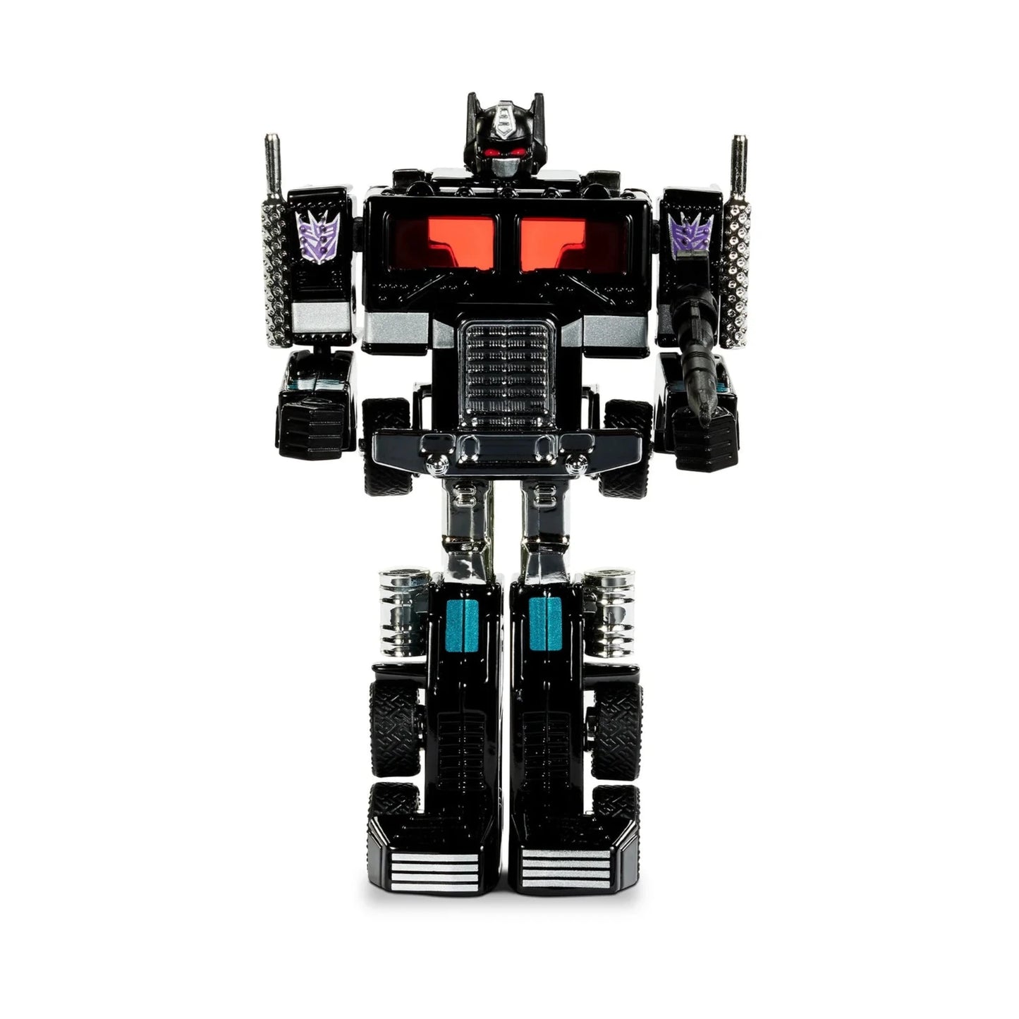 Hot Wheels Premium Transformers Nemesis Prime – exklusive schwarze Sammlerfigur mit roten Akzenten und authentischen Details im klassischen Transformers-Design.
