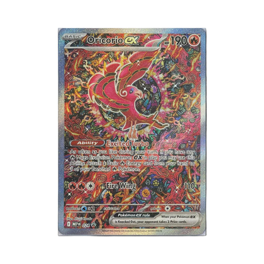 Pokemon Oricorio EX MEP 024 englische Trading Card Holo Vorderseite