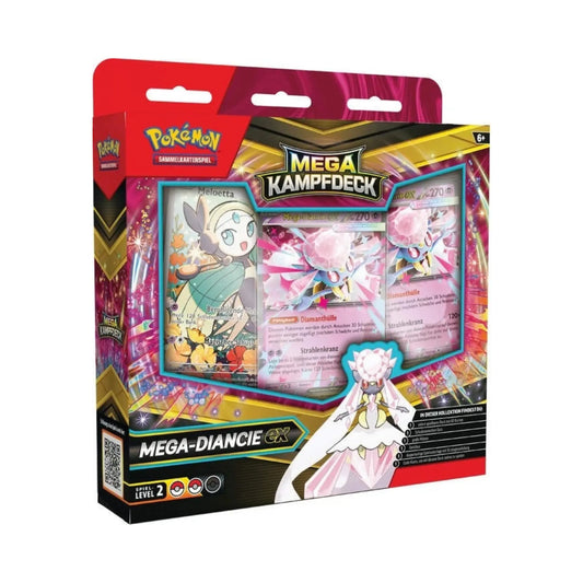 Pokémon Mega Kampfdeck Mega Diancie EX Frontansicht Battle Deck Deutsch