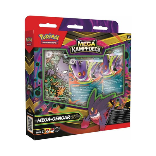 Pokémon Mega Kampfdeck Mega Gengar EX Frontansicht Battle Deck Deutsch
