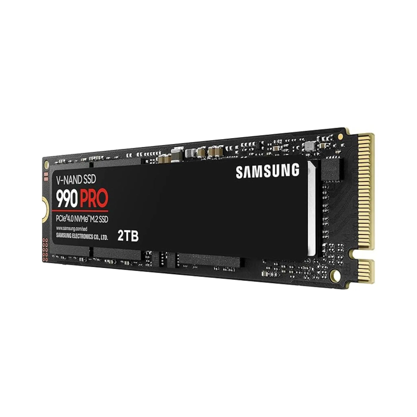 Samsung 990 PRO 2TB NVMe M.2 SSD Vorderseite Detailansicht