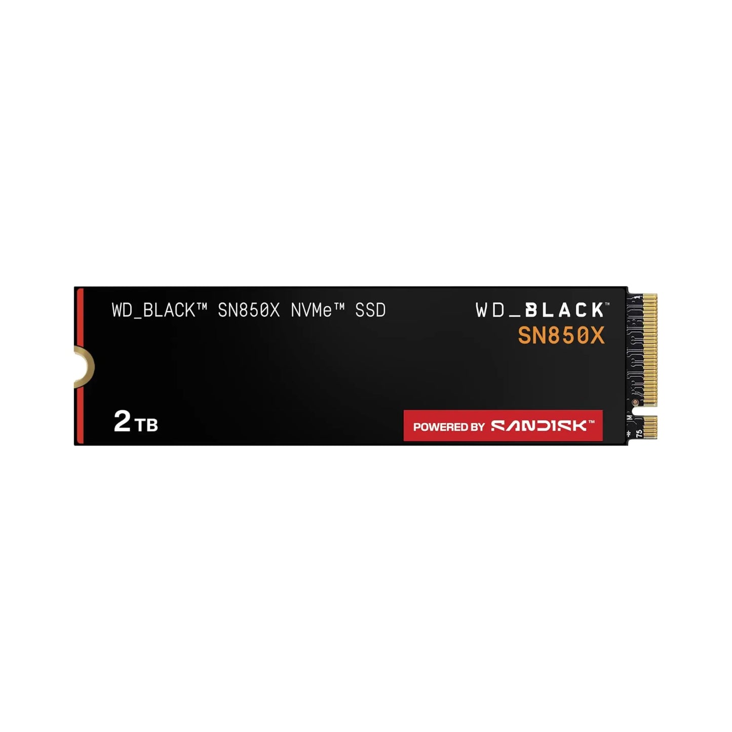 WD_BLACK SN850X 2TB NVMe M.2 SSD PCIe 4.0 Gaming interne SSD